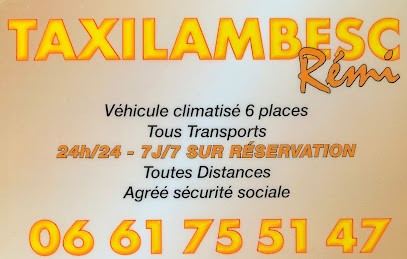 TAXI Ambulance Boretto Rémi, Taxi à Lambesc