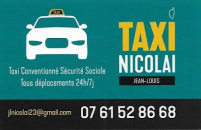 TAXI NICOLAI JEAN LOUIS, Taxi à Linguizzetta