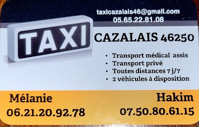 Taxis Cazalais, Taxi à Cazals