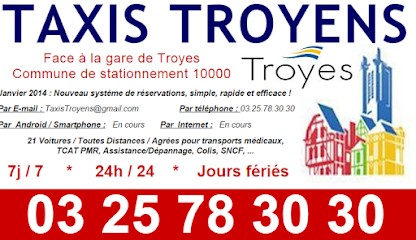 Taxis Troyens, Taxi à Troyes