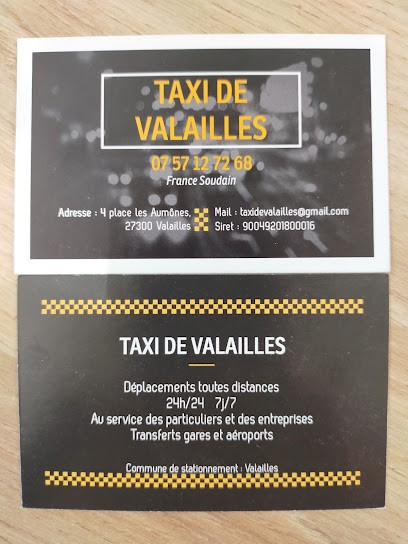 Taxi de Valailles, Taxi à Valailles