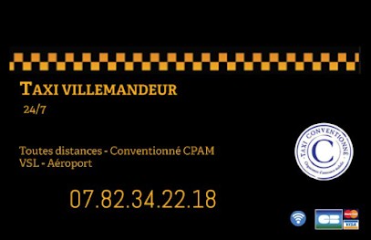 Taxi Villemandeur, Taxi à Villemandeur