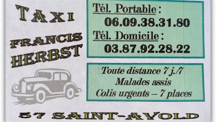 Taxi Herbst Saint-Avold, Taxi à Saint-Avold