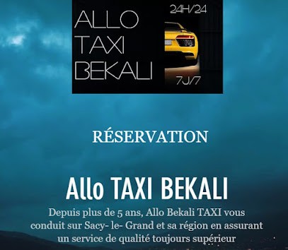 Bekali Taxi Sacy Le Grand, Taxi à Sacy-le-Grand