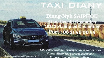 Diany Taxi, Taxi à Plaimpied-Givaudins