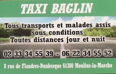 Taxi Baglin, Taxi à Moulins-la-Marche