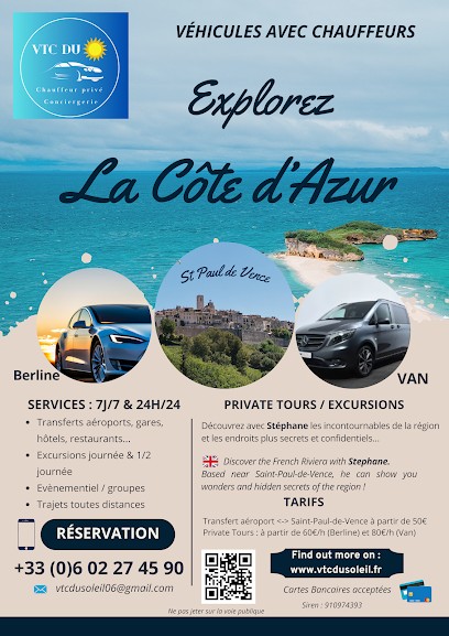 Vtc Du Soleil, Chauffeur Particulier VTC à La Colle-sur-Loup