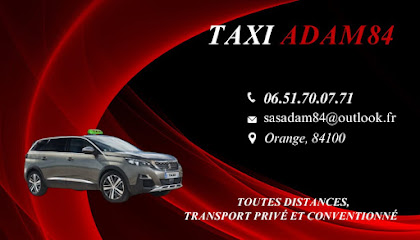 Taxi Adam Conventionné Sécurité Sociale, Taxi à Orange