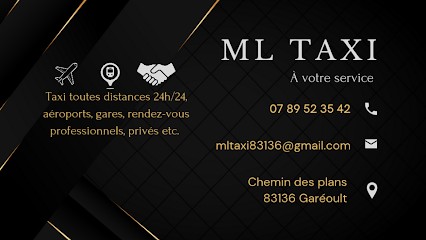 Taxi ML Garéoult - Transferts Aéroport Gare, Taxi à Garéoult