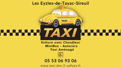 Taxi des 2 Vallées, Taxi aux Eyzies-de-Tayac-Sireuil