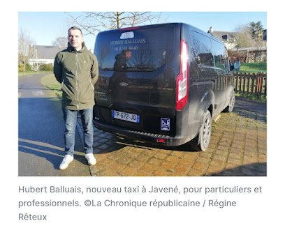 Taxi Hubert Balluais Fougeres Taxi à Javené
