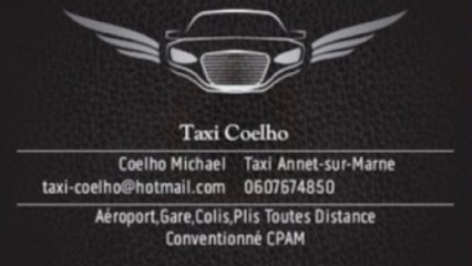 Taxi Coelho Conventionné CPAM, Taxi à Courtry