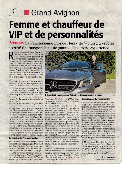 FRANCE Taxi Driver, Taxi à Orange